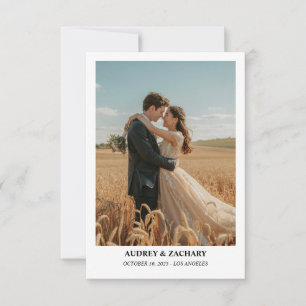 Reserva La Fecha Texto romántico y emocional, foto Guardar la fecha