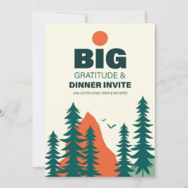 Reserva La Fecha Thanksgiving/Friendsgiving Dinner Invitation Card