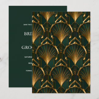 Reserva La Fecha The Gatsby Wedding Save the Date Card