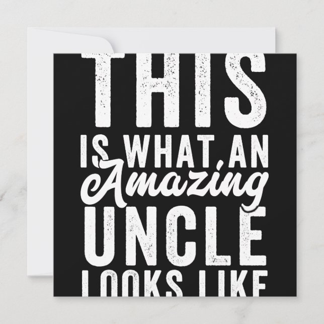 Reserva La Fecha This is What an Amazing Uncle Looks Like (Anverso)