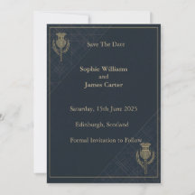 Thistle y Tartán Boda de Escocia