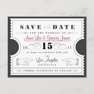 Reserva La Fecha Ticket Save the Date