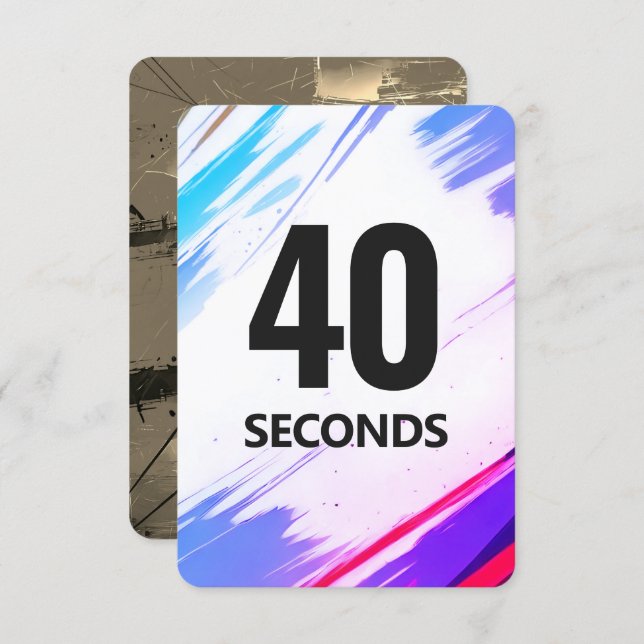 Reserva La Fecha Time Fitness Card with Gold Backing (Anverso / Reverso)