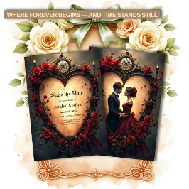 Reserva La Fecha Timeless Love –Victorian Gothic Wedding Collection