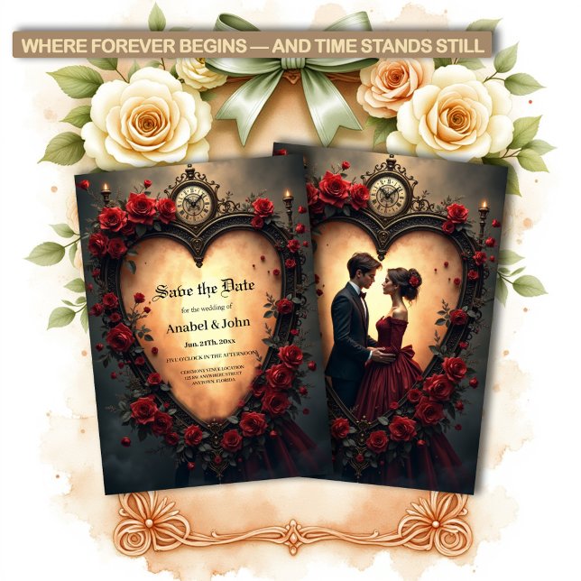 Reserva La Fecha Timeless Love –Victorian Gothic Wedding Collection (Subido por el creador)