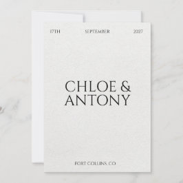 Reserva La Fecha Timeless, Save The Date