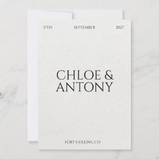 Reserva La Fecha Timeless, Save The Date