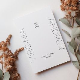 Reserva La Fecha Tiografía Mínima Moderna Foto de Big Names