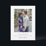 Reserva La Fecha Tipo moderno<br><div class="desc">Tarjeta de foto de fecha de guardado con una sola foto y tipo moderno.</div>