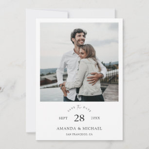 Reserva La Fecha Tipografía Arqueada Simplemente Chic Foto
