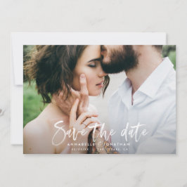 Reserva La Fecha Tipografía de escritura acuarela moderna boda simp