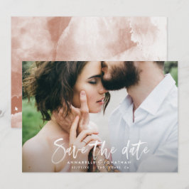 Reserva La Fecha Tipografía de escritura acuarela moderna boda simp