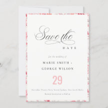 Tipografía de paisley de tono rosado minimalista y