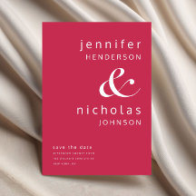 Tipografía magenta moderna