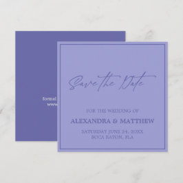 Reserva La Fecha Tipografía manuscrita moderna púrpura 