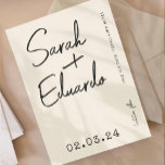 Reserva La Fecha Tipografía moderna B&W Código Qr de la fotografía<br><div class="desc">Tipografía Fotografía artística simple Código Qr</div>