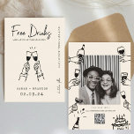 Reserva La Fecha Tipografía moderna GraciosaBebidas gratis Foto Cód<br><div class="desc">Tipografía moderna GraciosaBebidas gratis Foto Código Qr</div>