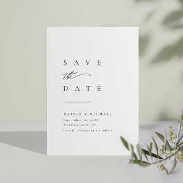 Reserva La Fecha Tipografía moderna simplemente elegante para salva