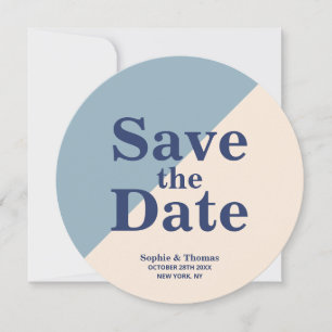 Reserva La Fecha Tipografía Negrita Moderna para Boda Save the Date