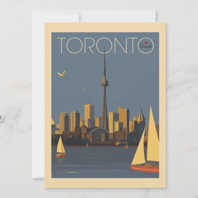 Reserva La Fecha Toronto Canadá | Guardar la fecha - Foto (Anverso)