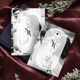 Reserva La Fecha Transparencia Vellum Delicada Iniciales Blancas Ne