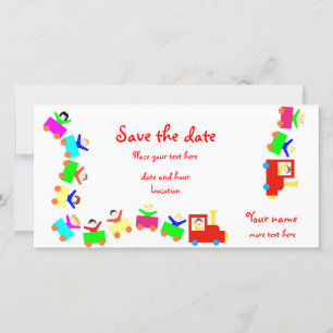 Reserva La Fecha Tren infantil feliz