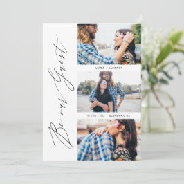 Reserva La Fecha Trendy Be our Guest Chic Romantic 3 Photos Wedding