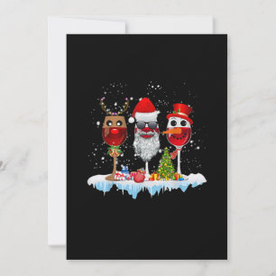 Reserva La Fecha Tres Gafas De Navidades Vinos Encenden Santa Hat x