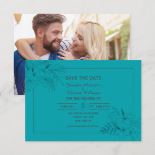 Reserva La Fecha Tropical Beach Boho Summer Save The Date