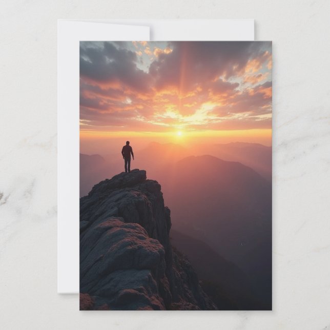 Reserva La Fecha Un majestuoso amanecer visto desde la cima de la m (Anverso)