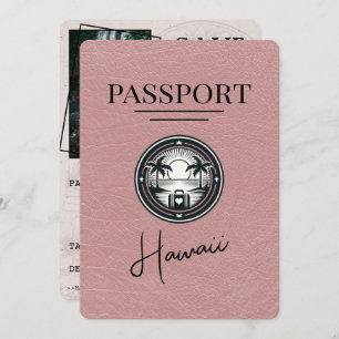 Reserva La Fecha Un Pasaporte hawaiano Rosa Dusto Salva La Fecha