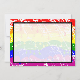 Reserva La Fecha Una boda gay con la bandera de la libertad arcoiri