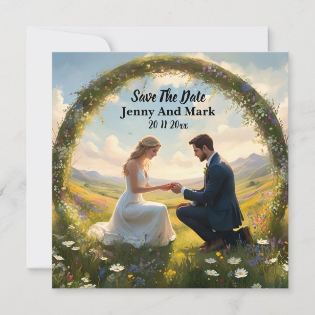 Reserva La Fecha Una promesa para siempre: El compromiso (Anverso)