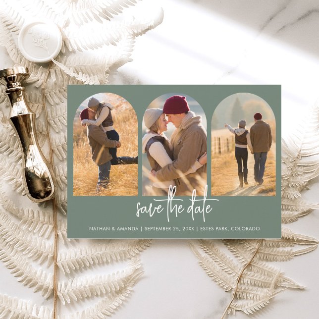 Reserva La Fecha Verde sabio moderno (Subido por el creador)