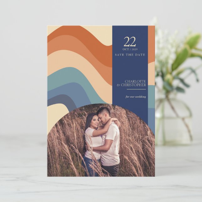 Reserva La Fecha Vibes retro (Anverso de pie)