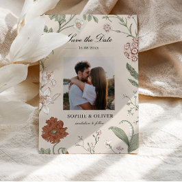 Reserva La Fecha Viejo terracota rosado oxidado Save the Date