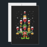 Reserva La Fecha Vino Glasses Christmas Tree Funny Winter Xmas Muje<br><div class="desc">Este es un gran regalo de Navidades. A tu familia,  amigos o niños les encantará este regalo después de que se lo des. Deseándote a ti y a tu familia y amigos una Feliz Navidad.</div>