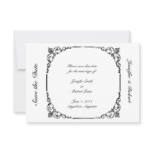 Vintage Chandelier Save the Date