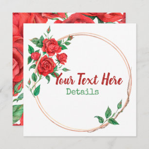 Reserva La Fecha Vintage Floral Save the Date