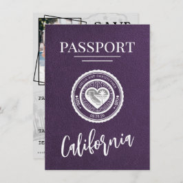 Reserva La Fecha Violet California Passport Guardar la fecha