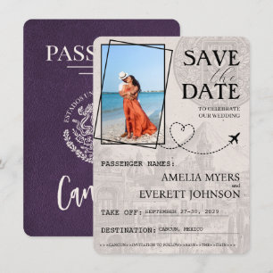 Reserva La Fecha Violet Cancun Passport Guardar la fecha