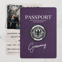 Reserva La Fecha Violet Purple Germany Passport Ahorra La Fecha