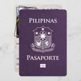 Reserva La Fecha Violet Purple Philippines Passport Save the Date
