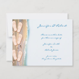 Reserva La Fecha Voltear las ventanas en la playa Guardar la tarjet