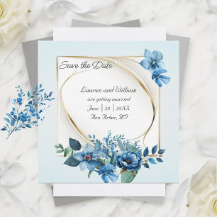 Reserva La Fecha Watercolor Emerly Floral