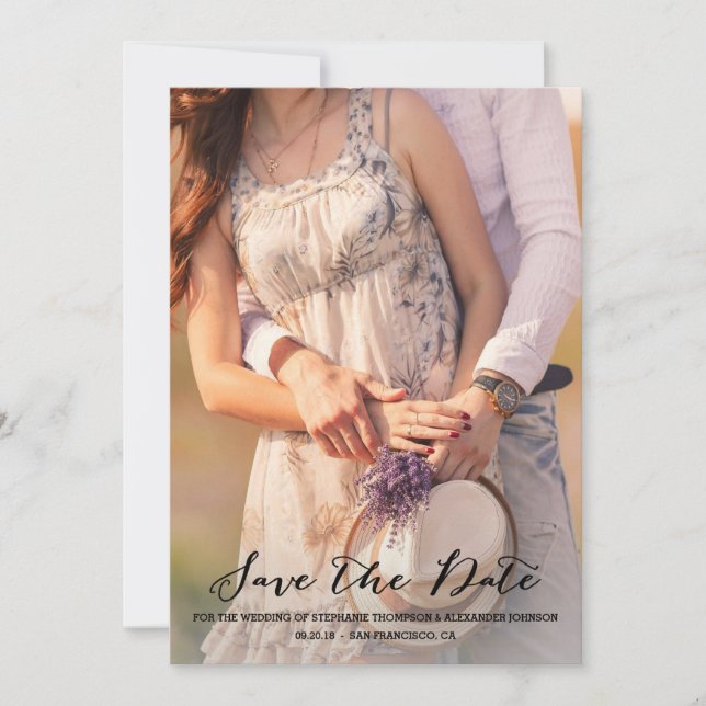 Reserva La Fecha Watercolor Ivory Bouquet Anemones (Anverso)