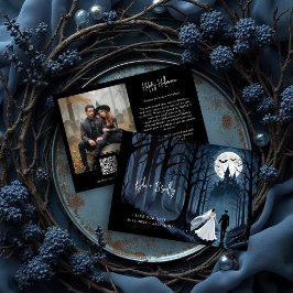 Reserva La Fecha Wedding Photo & QR Haunted Castle Gothic