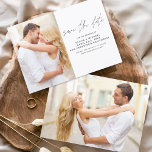 Reserva La Fecha Wedding Save the Date Photo Elegant Simple<br><div class="desc">Boda Guardar las tarjetas de fecha que tienen una foto en la parte delantera y trasera. Las tarjetas Save the Date contienen una moderna tipografía de escritura cursiva con letras a mano que son elegantes,  simples y modernas para usar después de la celebración del día de la boda.</div>