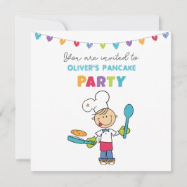 Reserva La Fecha Welcome to Pancake Party invitation