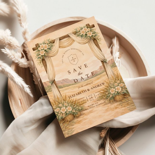 Reserva La Fecha Western Desert Arch Wedding (Subido por el creador)